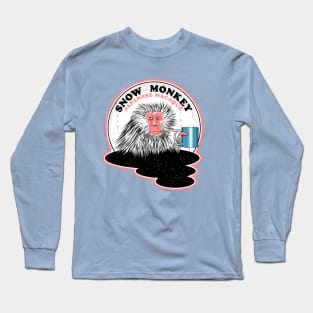 Japanese Macaque Snow Monkey Long Sleeve T-Shirt